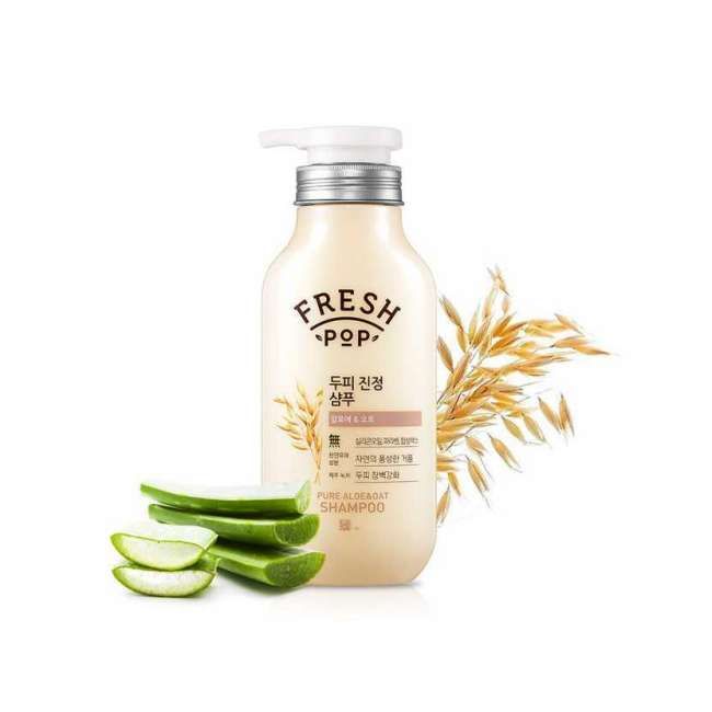 Увлажняющий шампунь с овсом Fresh Pop Pure aloe & oat Shampoo