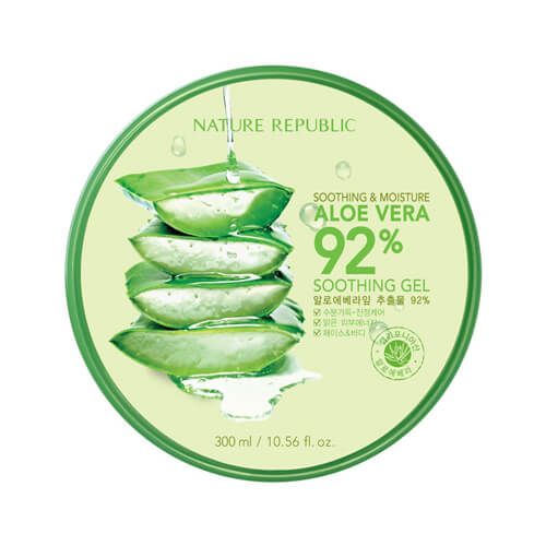 Многофункциональный увлажняющий гель для лица и тела Nature Republic soothing & moisture aloe vera 92%