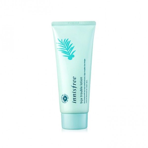 Лосьон для проблемной кожи лица с маслом Торреи Innisfree Bija trouble lotion