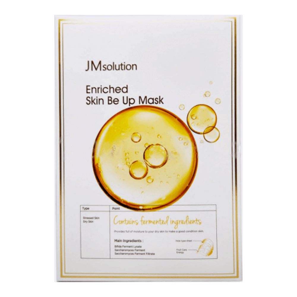 Тканевая маска для лица с лизатом бифидобактерий JMsolution Enriched Skin Be Up Mask