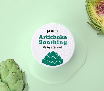 Гидрогелевые патчи для глаз с артишоком PETITFEE Artichoke Soothing Hydrogel Eye Mask