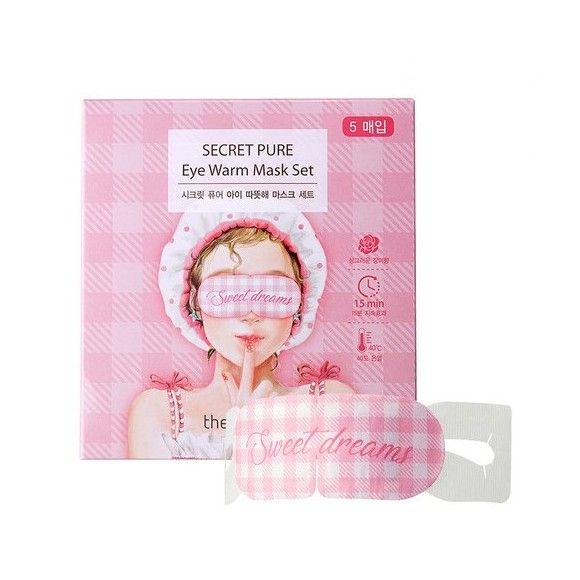 Тепловая маска для глаз The Saem Secret Pure Eye Warm Mask