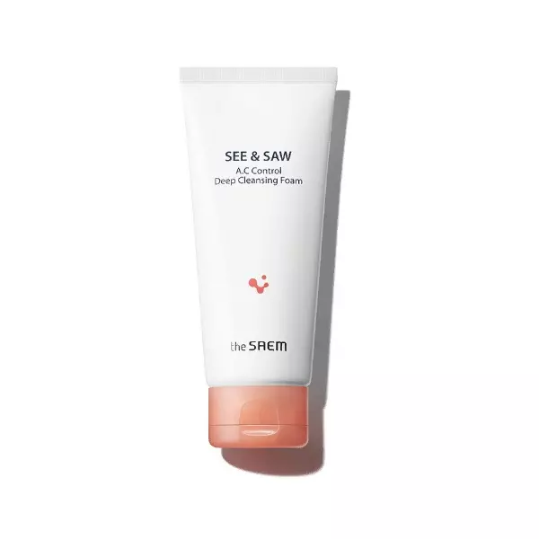 Пенка контроль чистоты и жирности The Saem SEE & SAW AC Control Deep Cleansing Foam