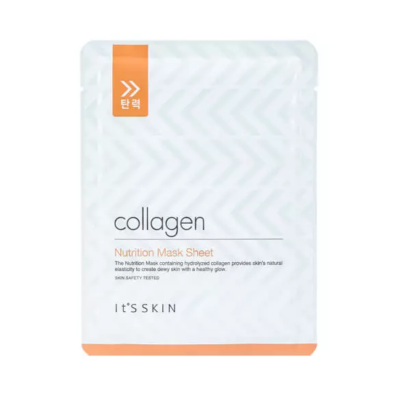 питательная тканевая маска с коллагеном it`s skin collagen nutrition mask sheet